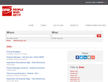 Tablet Screenshot of cdw.jobs